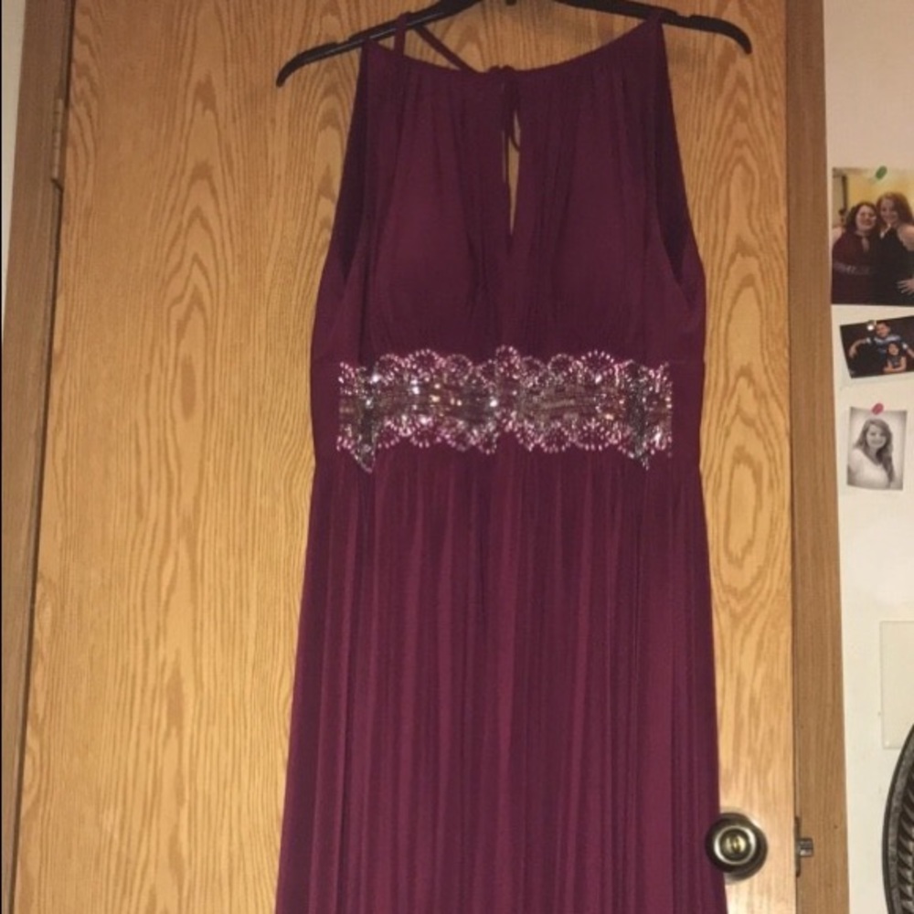 Burgundy Dress